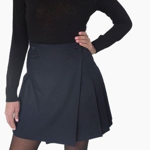 American Apparel Pleated Schoolgirl Skirt