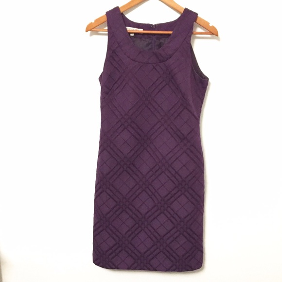 Evan Picone Purple Shift Dress