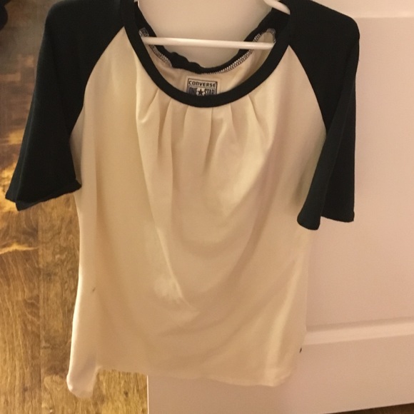 A black and white converse t-shirt