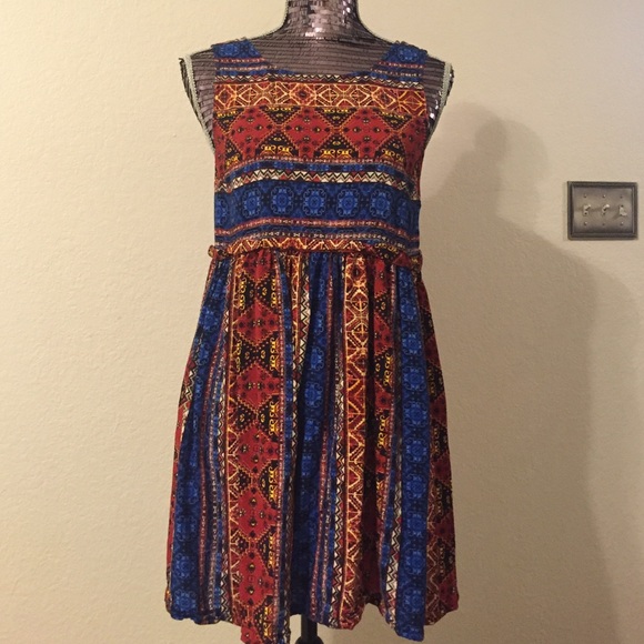 A beautifully patterned dress from Forever 21!