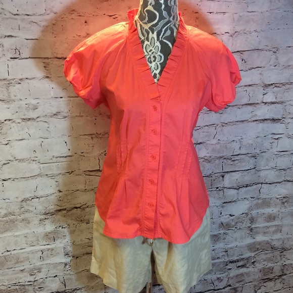 Anne Klein Tops - ANNE KLEIN CORAL TOP