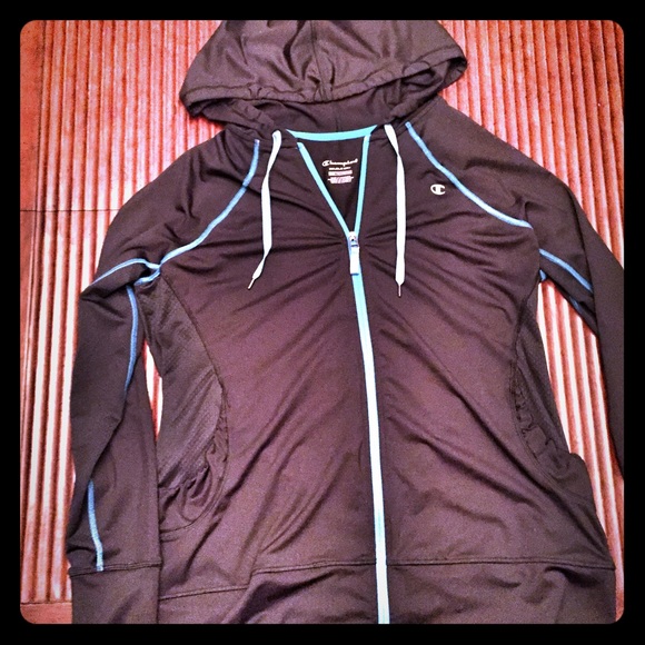 Champion double dry hooded jacket.
