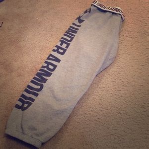 Gray UA fleece pant