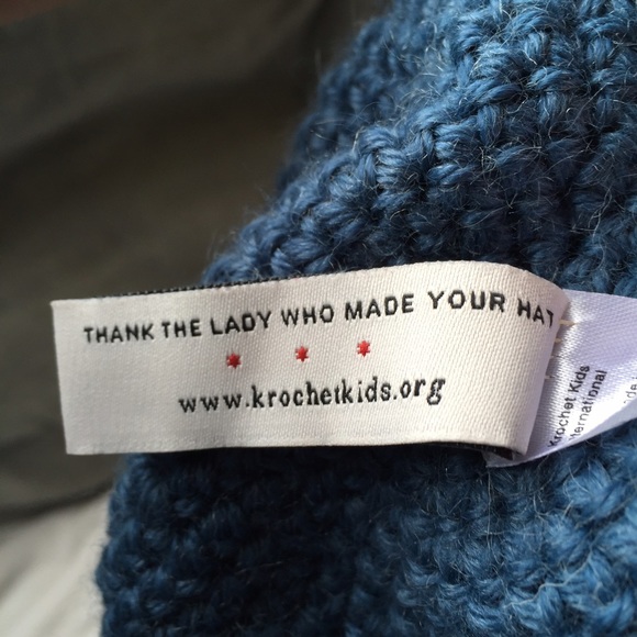 Super sweet blue Kroger kids beanie - Picture 4 of 4