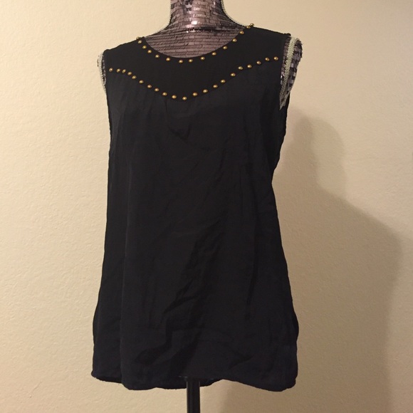 A black silky shirt from Forever 21!