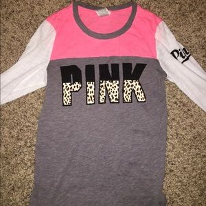 PINK Baseball Tee