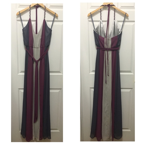 CLOSING❗️NWT Max and Cleo Full Length Halter Dress - Picture 2 of 4