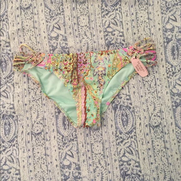 Paisley printed Victoria's Secret swim bottoms