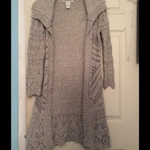 American Rag Gray Knit Cardigan