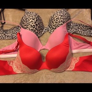 3 Victoria's Secret Bras