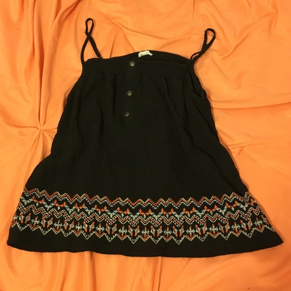 Black tribal tank top