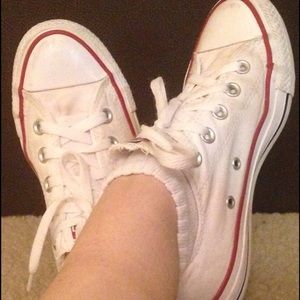 White Converse All-Star Low Top