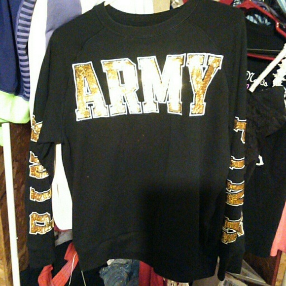 Victoria secret Pink Army sweatshirt