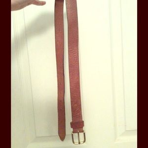 American Apparel Brown Leather Waist Belt