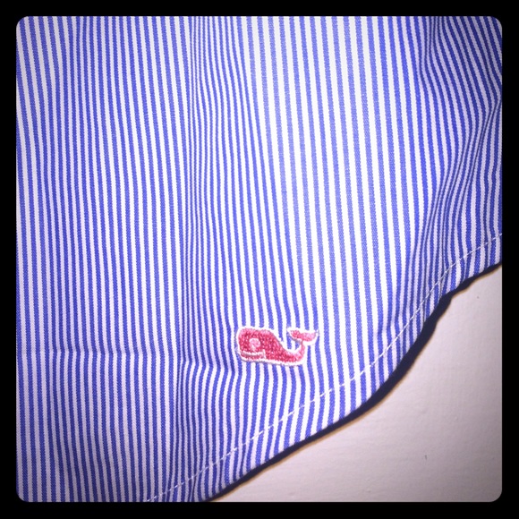 Vineyard vines mixed stripe blouse. Tags still on!