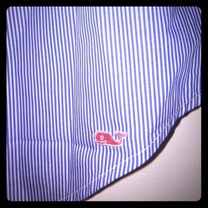 Vineyard vines mixed stripe blouse. Tags still on!