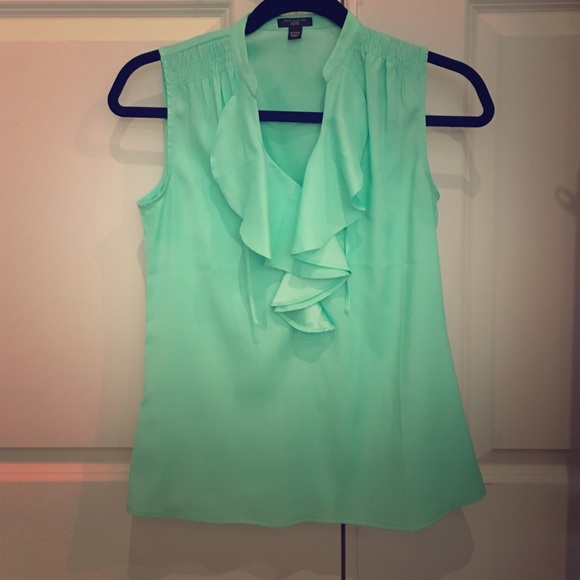 Ann Taylor Ruffle Blouse