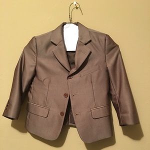 Boys Brown 3piece Suit