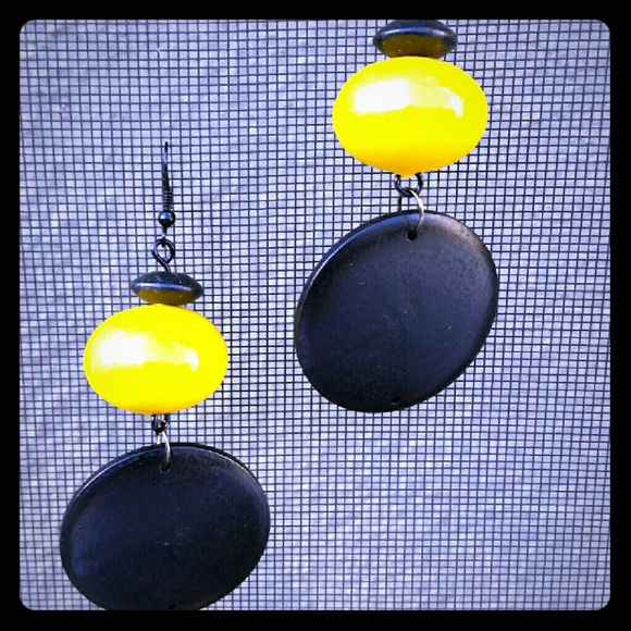 Designer Handmade Statement Earrings - Picture 1 of 1