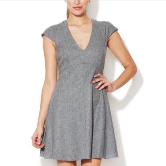 French Connection V-Neck Skater Dress Size 4