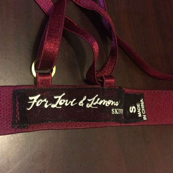 For Love & Lemons Bondage Skivvies Bra - Picture 3 of 4