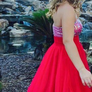 Hot pink homecoming dress!! Make an offer