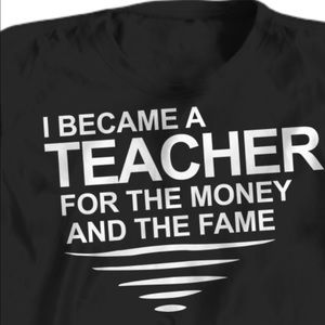 Teacher TShirt--New--Made to order