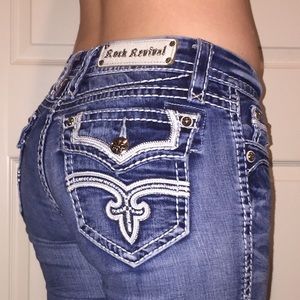 Rock Revival Jeans, Size 27, Inseam 27"