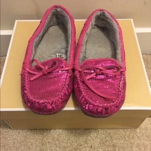Glitter Fur Slippers