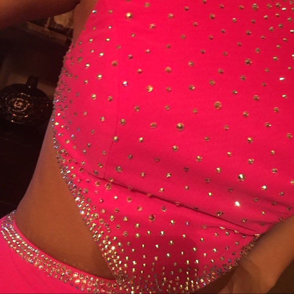 Brand new hot ponk Jovani dress - Picture 4 of 4