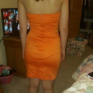 Orange dress
