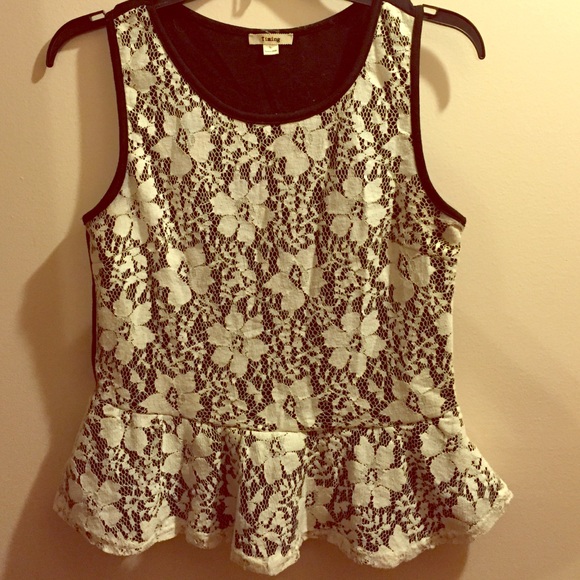 Von Maur peplum top