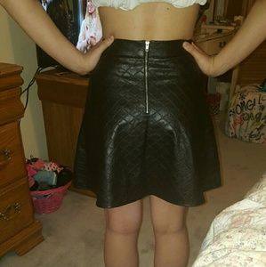 Leather Skirt