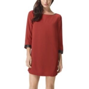Club Monaco Silk Shift Dress Sz 0