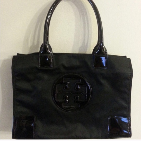 black mini Ella Tory burch tote