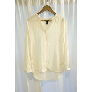 Cream Hi-Lo Blouse