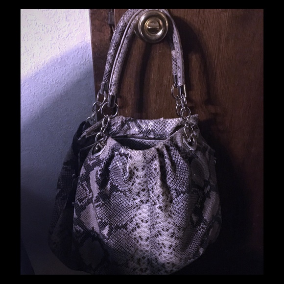 Cynthia Rowley snakeskin purse
