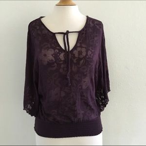 EXPRESS Butterfly Sleeve Top