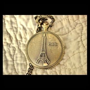 Handmade Parisian watch necklace