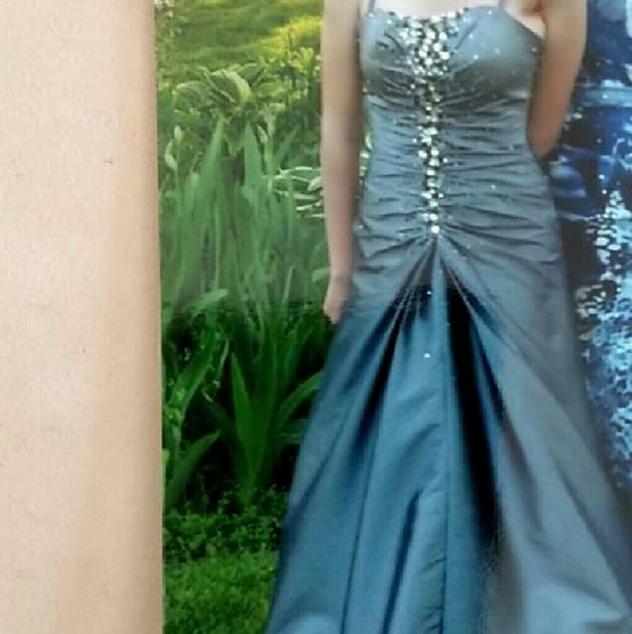 Gray Prom Dress - Picture 1 of 1