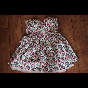 Flouncy floral dress