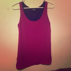 Express top. Magenta. Size small