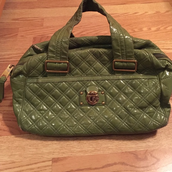 Marc Jacobs green quilted bag