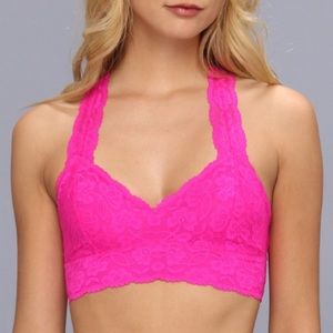 Free People Galloon Bralette, Pink XS