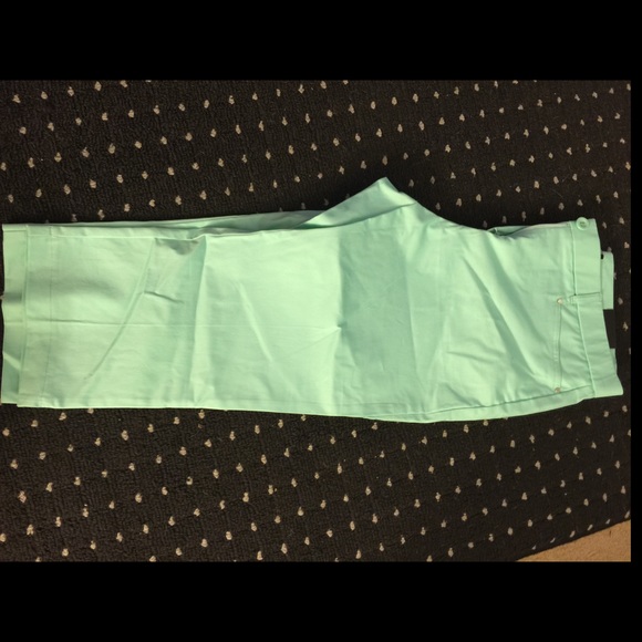 Mint Colored Capri Pants