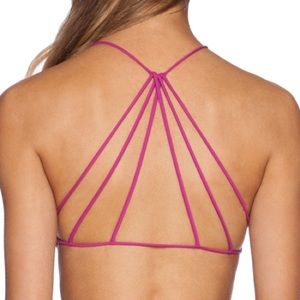 Free People Strappy Bralette {magenta} xs/s