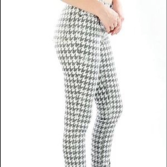 EUC/Hound'sTooth Pattern Skinny Jeans/worn 1x/ - Picture 2 of 4