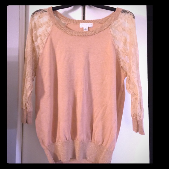 Forever 21+ XL lace sleeve sweater