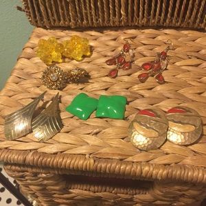 Vintage and new earrings