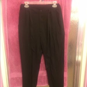Divided Pleated Women Dress Pants